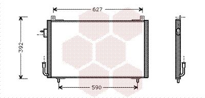 VAN WEZEL Kondensaator,kliimaseade 40005192